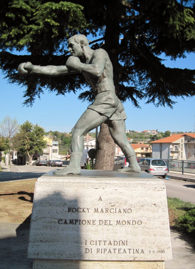 Rocky Marciano memorial in Italy