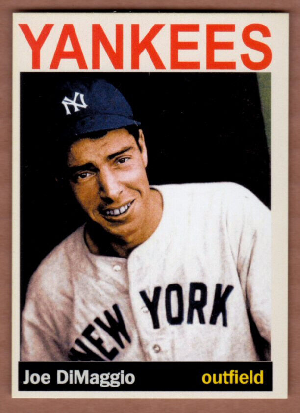 Joe DiMaggio baseball card