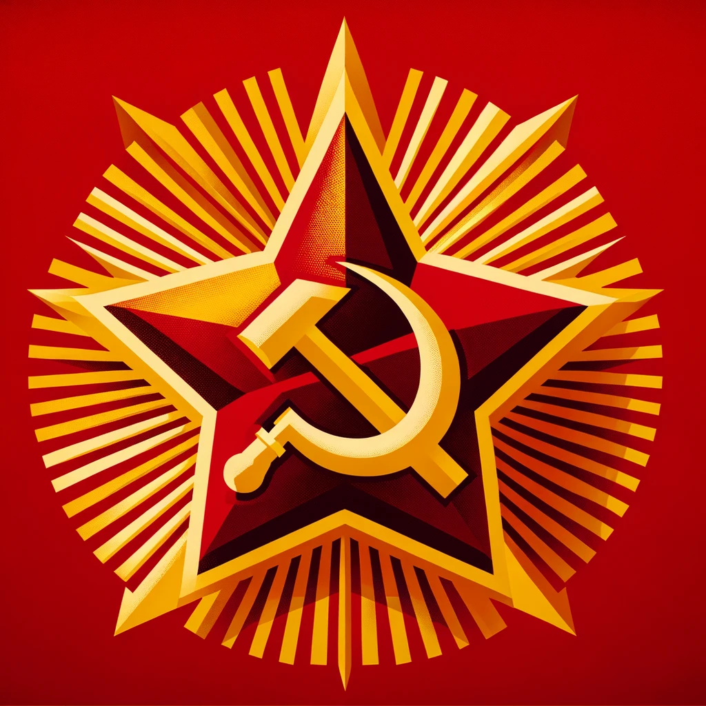 The hammer and sickle was symbol of the Communist Party